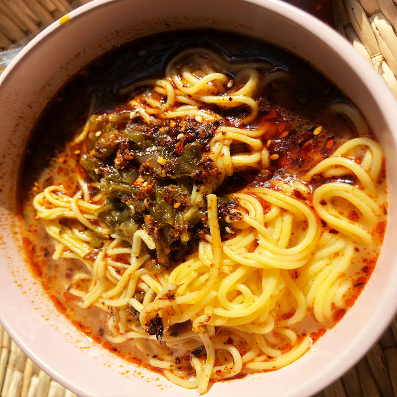 李哈哈5斤东北碴条 纯干麻辣烫黄面玉米面条 散装 包邮