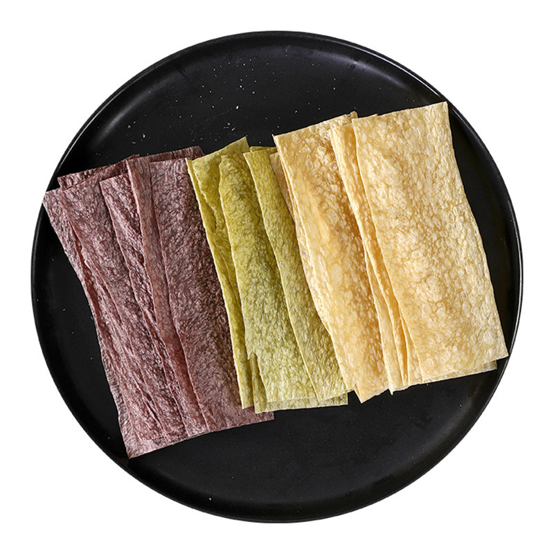 豆皮小卓三色火锅干货50g干豆皮片油炸人造新鲜豆类