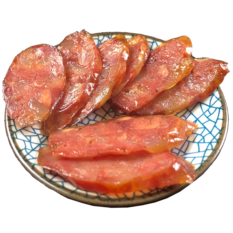 闲鸭 徽州手工腊肠500克 安徽特产 咸味香肠农家风干灌肉肠非烟熏