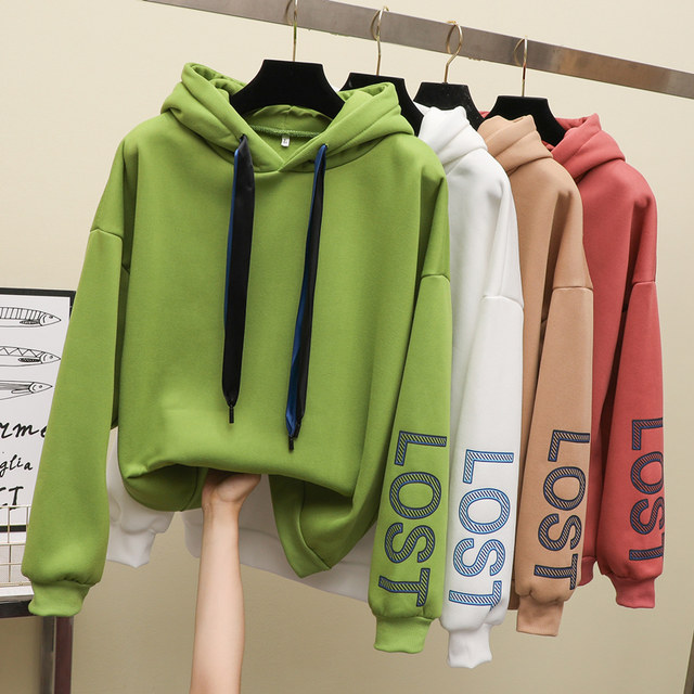 2020 new 慵 lazy BF loose Korean version of the ultrafire CEC jacket INS sweater women tide set plus velvet autumn and winter 2020 new 慵 lazy BF loose Korean version of the ultrafire CEC jacket INS sweater women tide set plus velvet autumn and winter