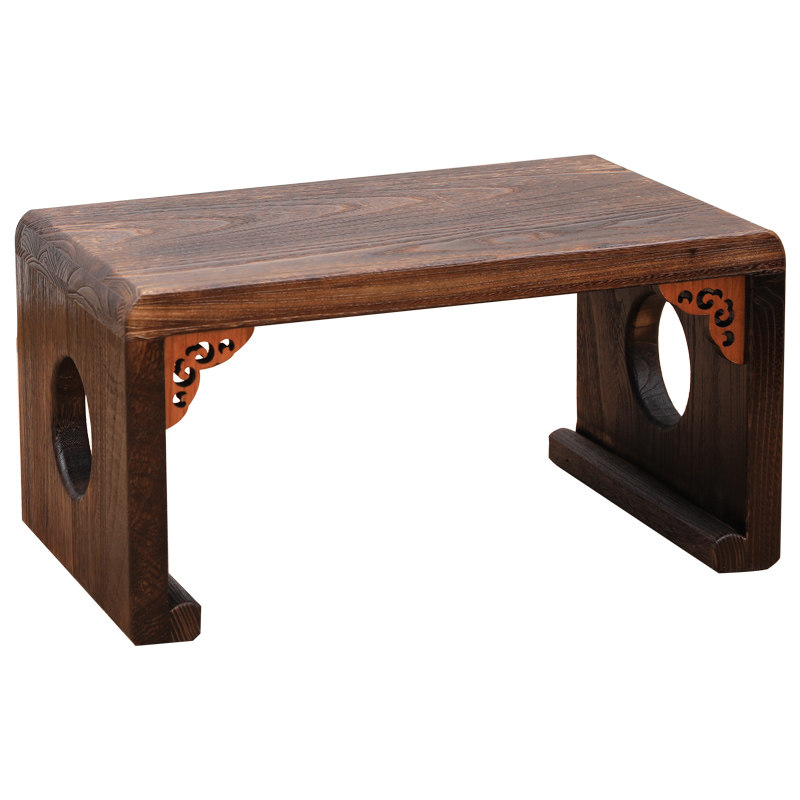 实木仿古飘窗阳台榻榻米小茶几国学茶艺矮桌子小户型花几茶台炕桌