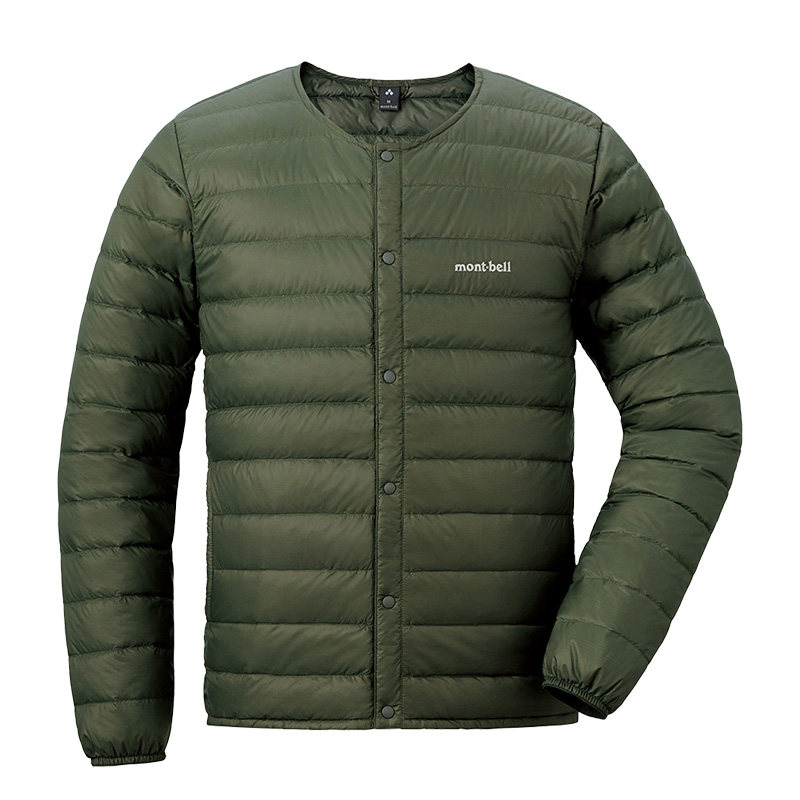 montbell日本秋冬户外超轻保暖无领800蓬鹅绒羽绒服男冲锋衣内胆-mc母