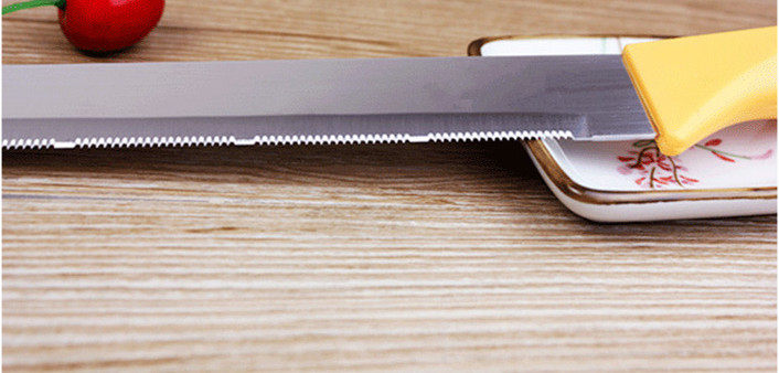 面包蛋糕切面锯齿吐司切片不锈钢烘焙西点平口刀面包刀