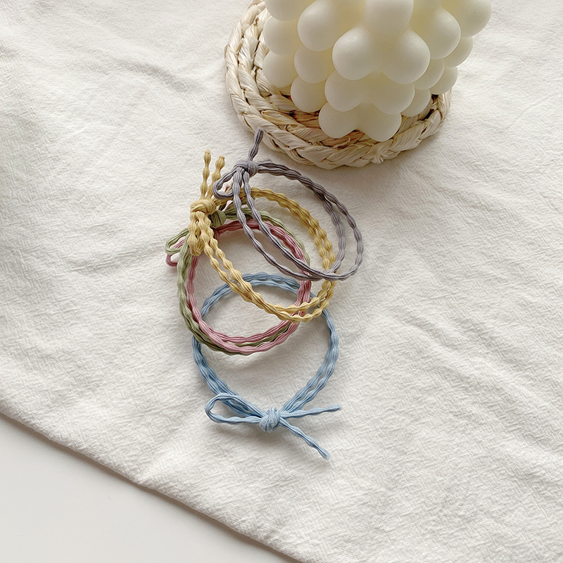 基础打结结发绳发圈头绳皮筋网红ins简约气质发饰