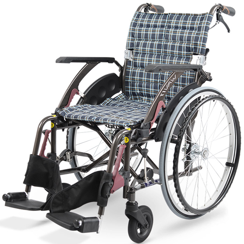 日本手动轮椅轻便可折叠手推便携窄门轮椅