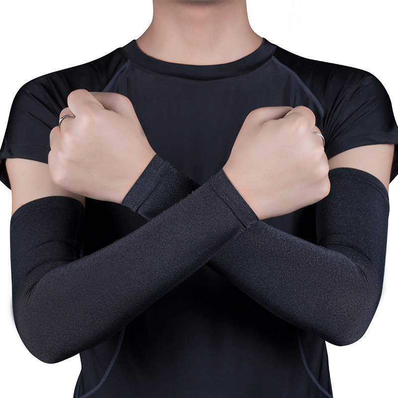 冰爽防晒袖套女冰丝薄款防紫外线开车袖子套手臂男士骑行护臂手袖