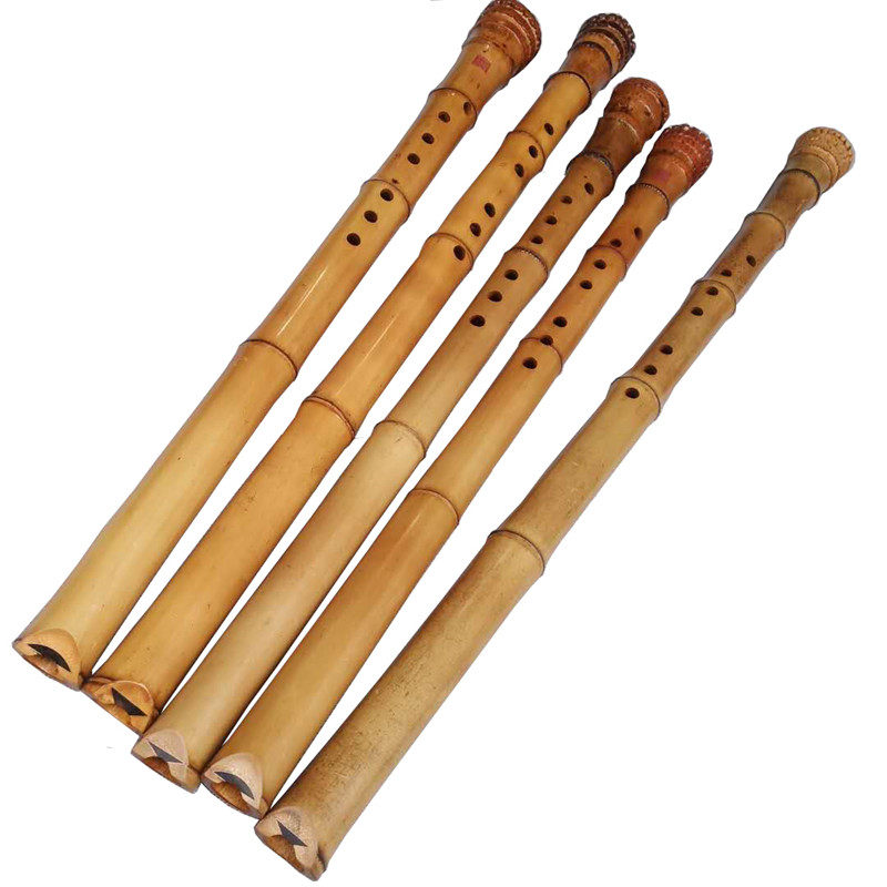 桂竹定制切口唐口五孔尺八日本初学乐器共鸣竹根尺八