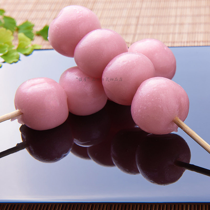榎屋粉玉丸子子串日式干吃樱花早餐传统糕点传统糕点