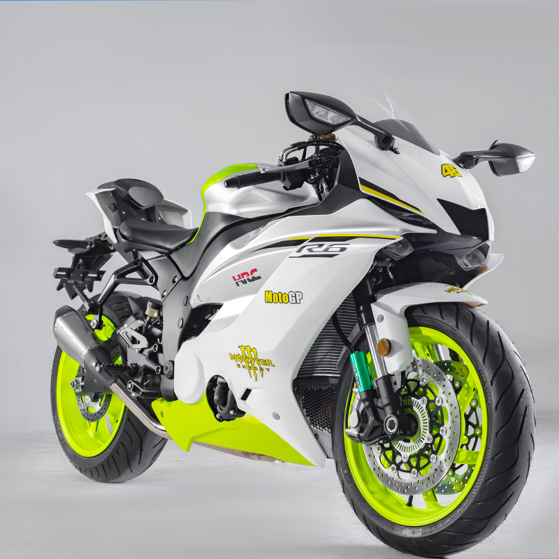 华鹰500bcc摩托车r6跑车公路趴赛排量双杠水冷摩托车整车