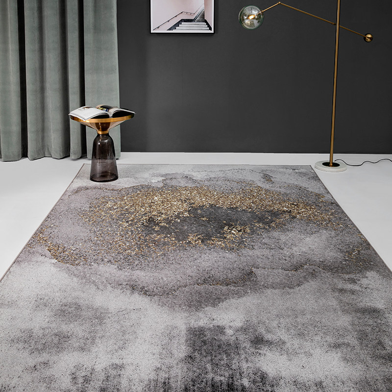 北欧轻奢水墨系列客厅大地地毯欧式沙发茶几地毯