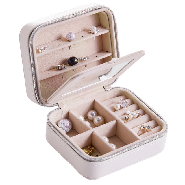 Meath language jewelry box earring earrings simple small portable storage box hand jewelry jewelry storage box Meath language jewelry box earring earrings simple small portable storage box hand jewelry jewelry storage box