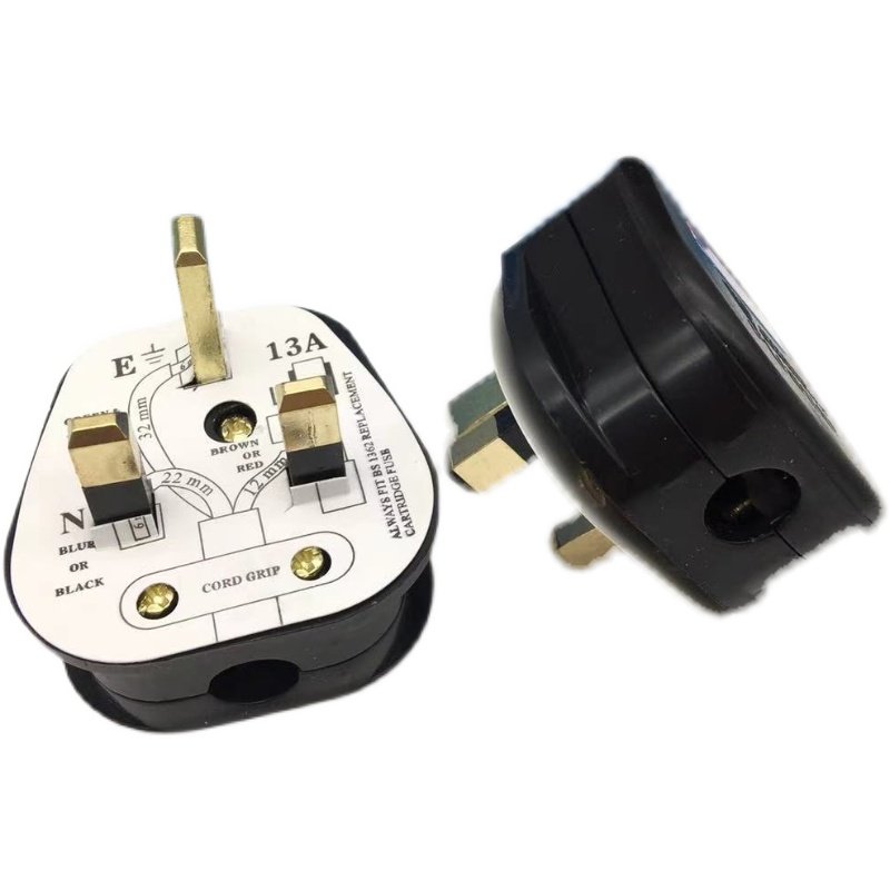 插头13a英式头带开辟香港澳门英规港式保险插头