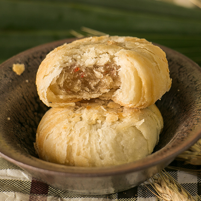 普陀山瑶莲观音浙江传统糕点纯素佛饼宁波点心传统中式糕点