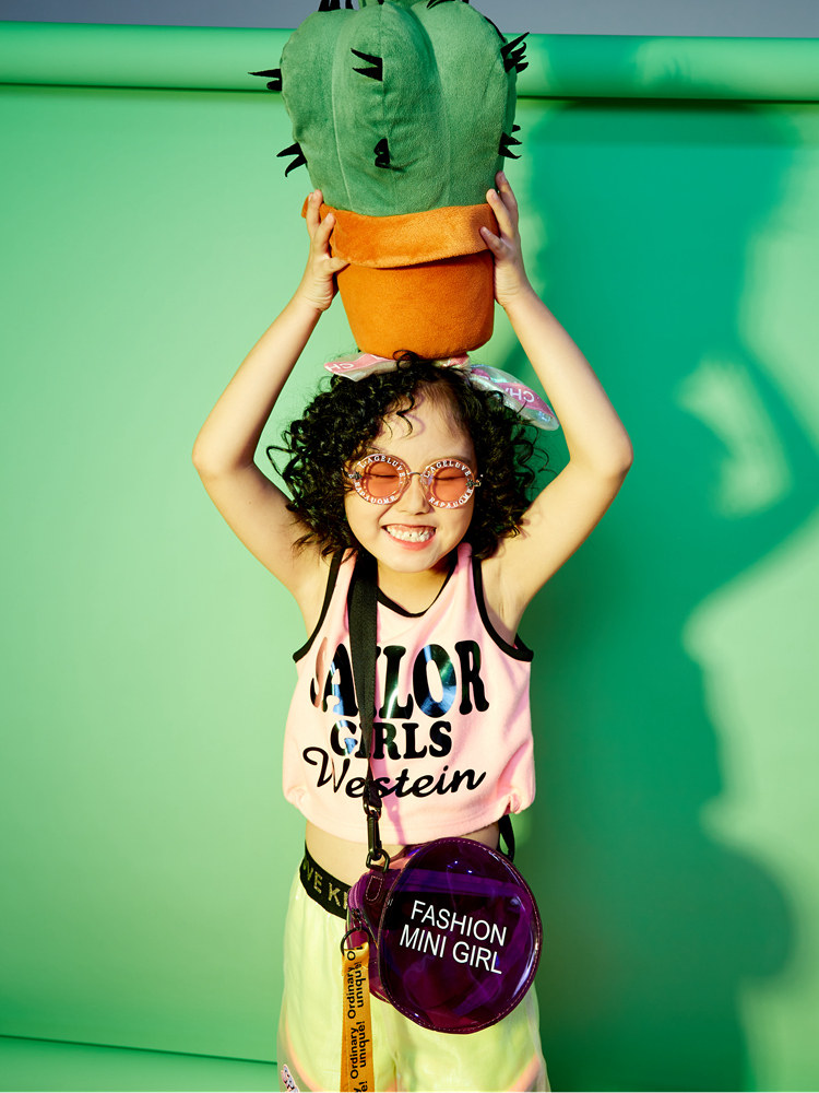 儿童摄影主题服装艾可儿大童8岁女孩潮童韩版其它