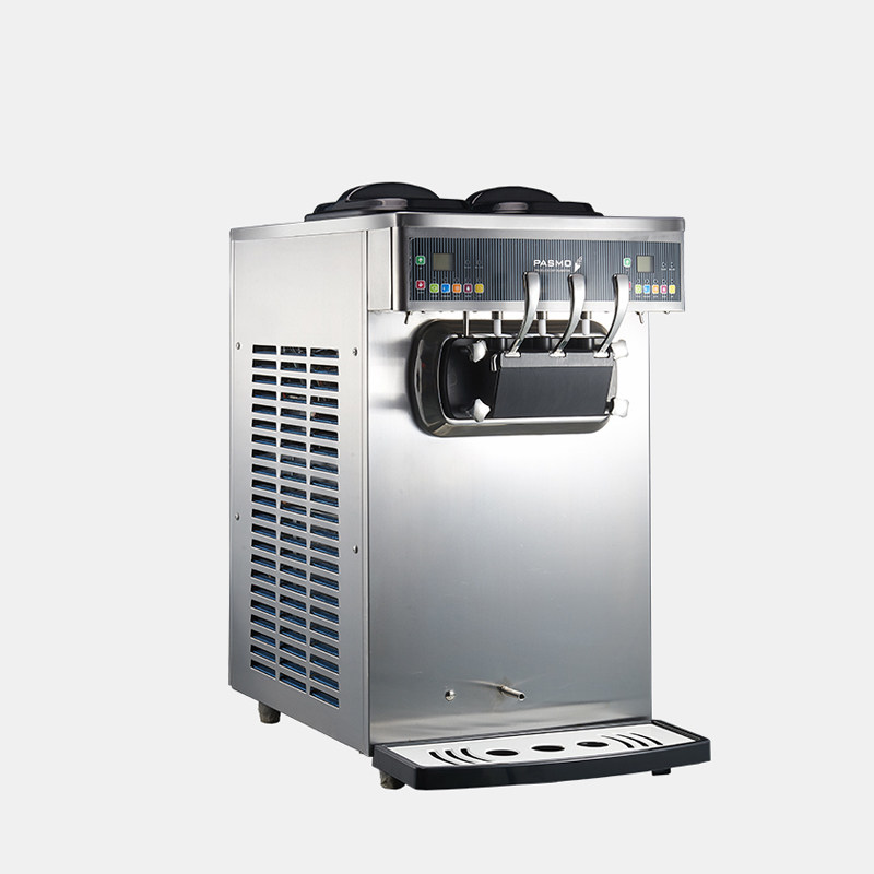 pasmo百世贸全自动台式三头双缸商用冰淇淋机s230f商用冰淇淋