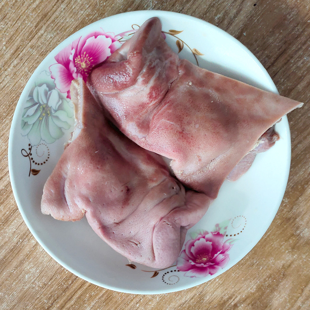 去骨猪鼻鼻子猪拱20斤商用新鲜冷冻开边半猪生猪肉