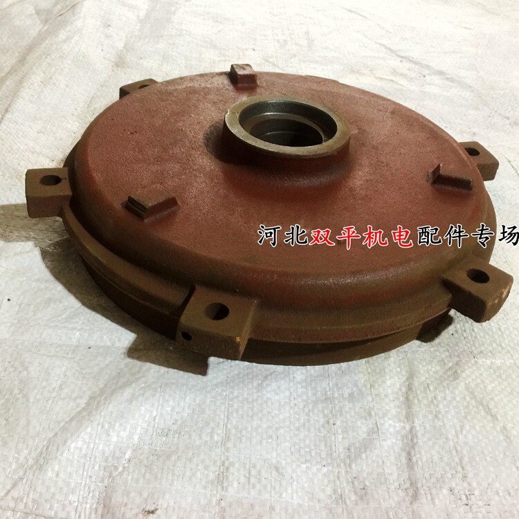 防爆电机端盖卧式平盖yb2-160-2级4级铸铁后盖309轴承 263子口