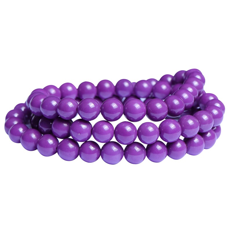 七宝水晶天然天然美美国紫云云母手链多圈手女款手链