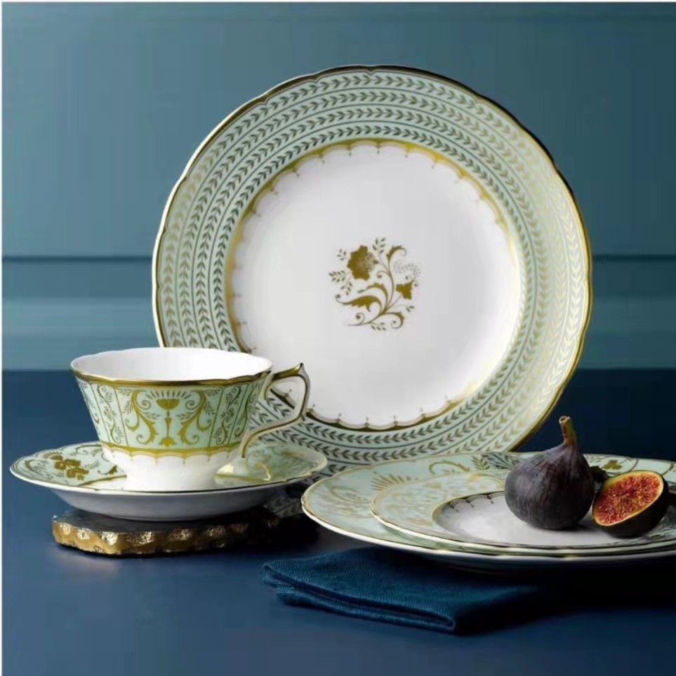 royalcrownderby德贝达利庄园欧式餐具平深盘米饭盘