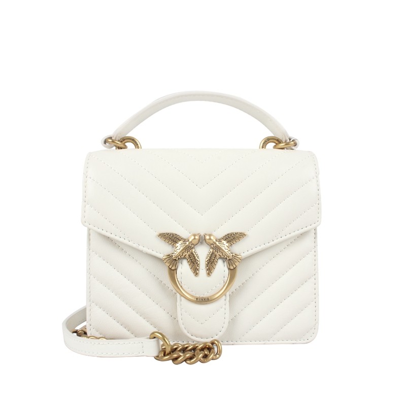 pinko包飞鸟小方肩带链条小香风新款mini品高正品通用款女包
