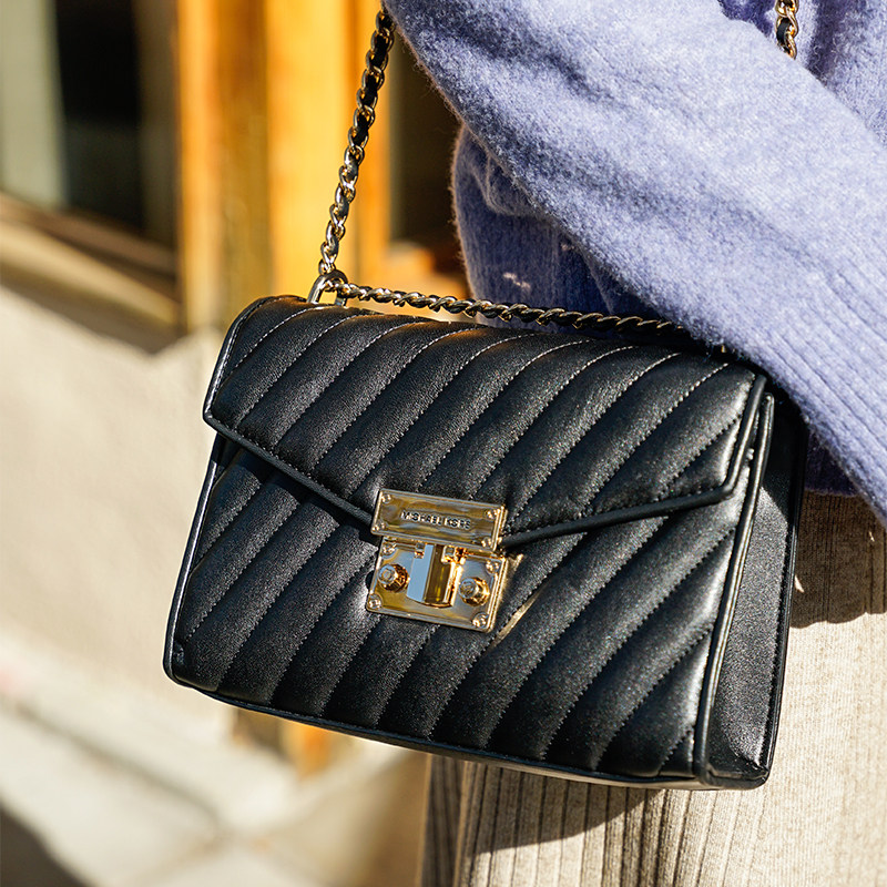 michaelkorsmk女包小香风包包女潮流单肩斜挎链条通用款女包