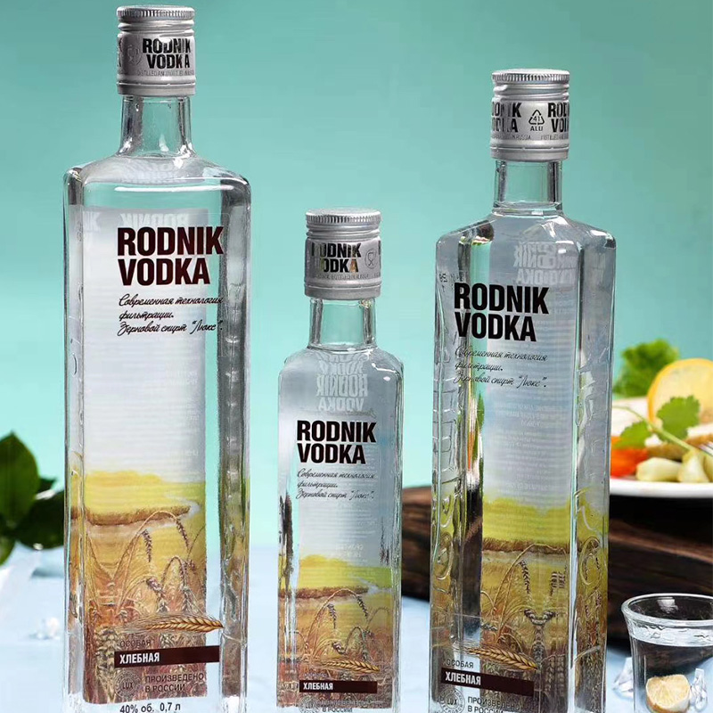 vodka源泉伏特加500mlzbc俄罗斯进口食品原味白酒原装伏特加
