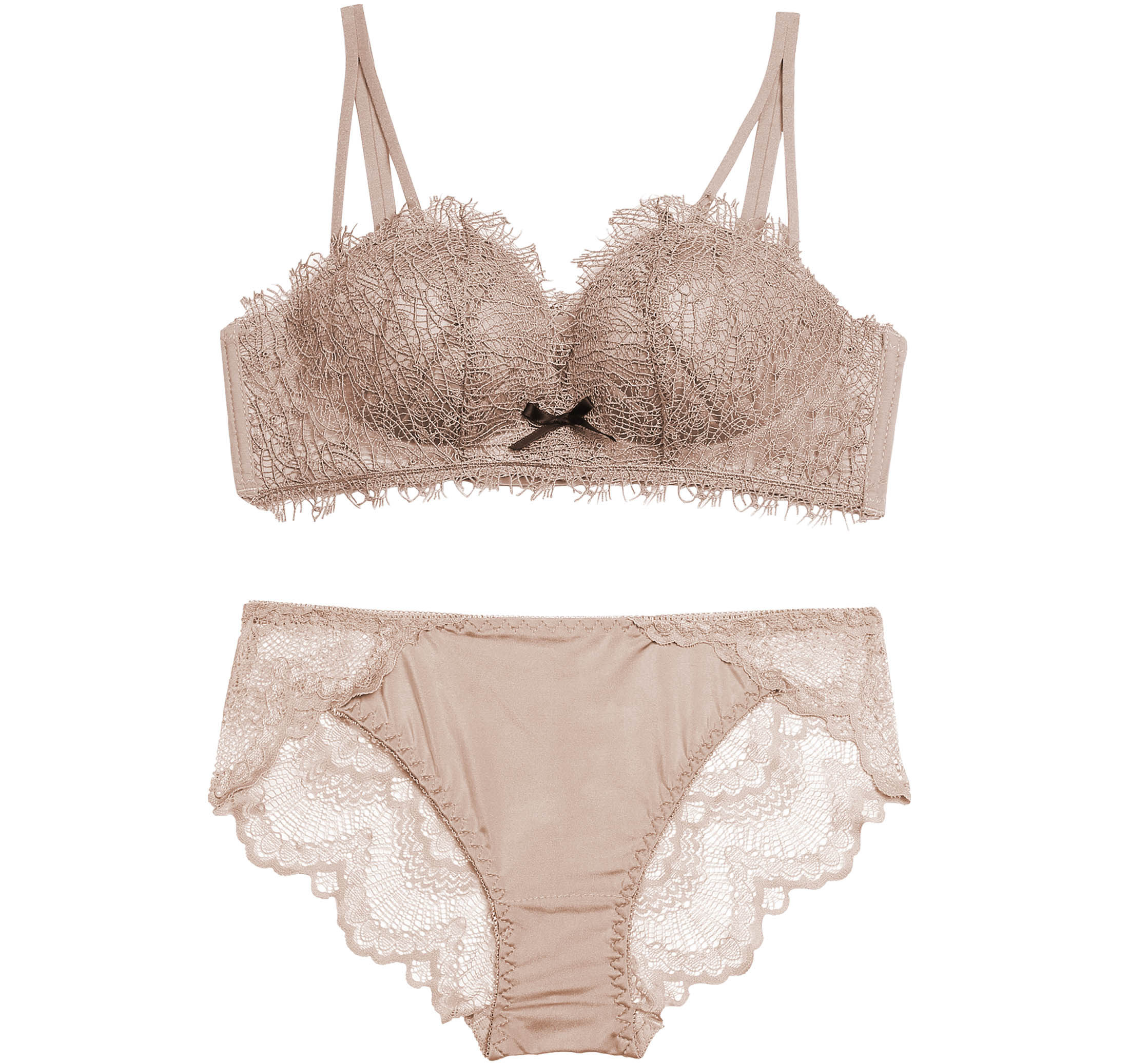 内衣罩上胸衣套装一套内裤文胸少女半杯女小文胸