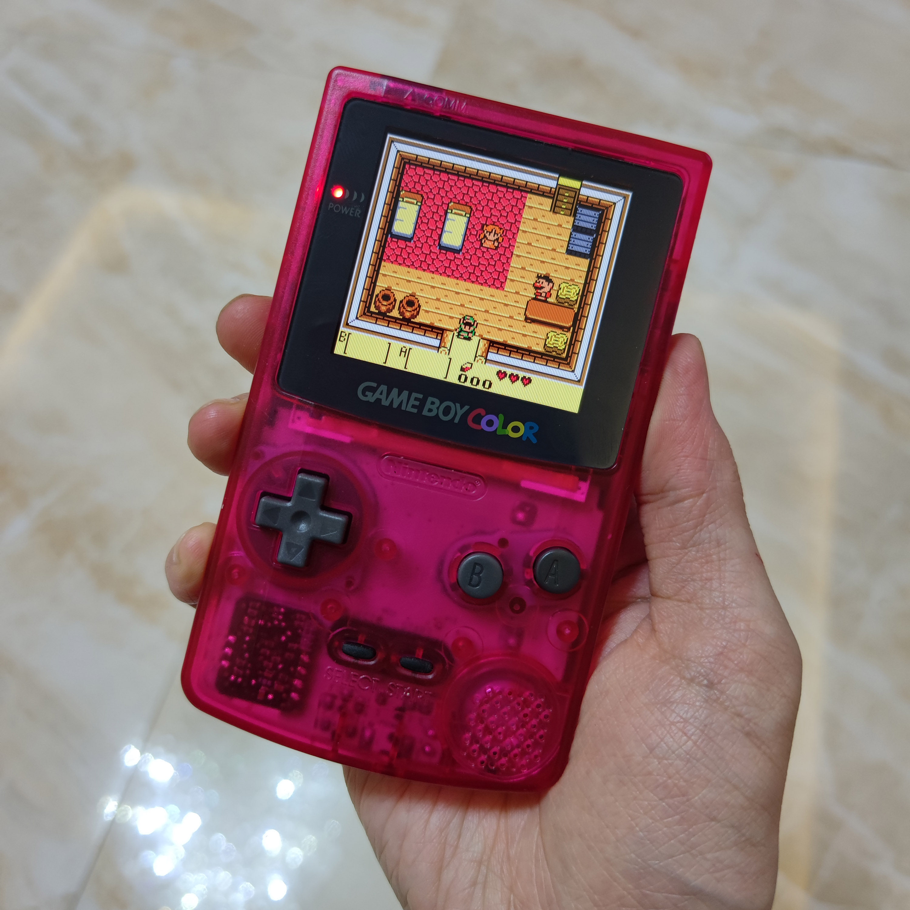 任天堂gbc掌机高亮改装gameboy背光数码舞馆游戏手柄