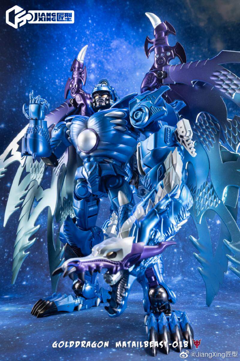 匠型jiangxing冰幽colddragonmataibeast-01b蓝龙现货变形金刚模型