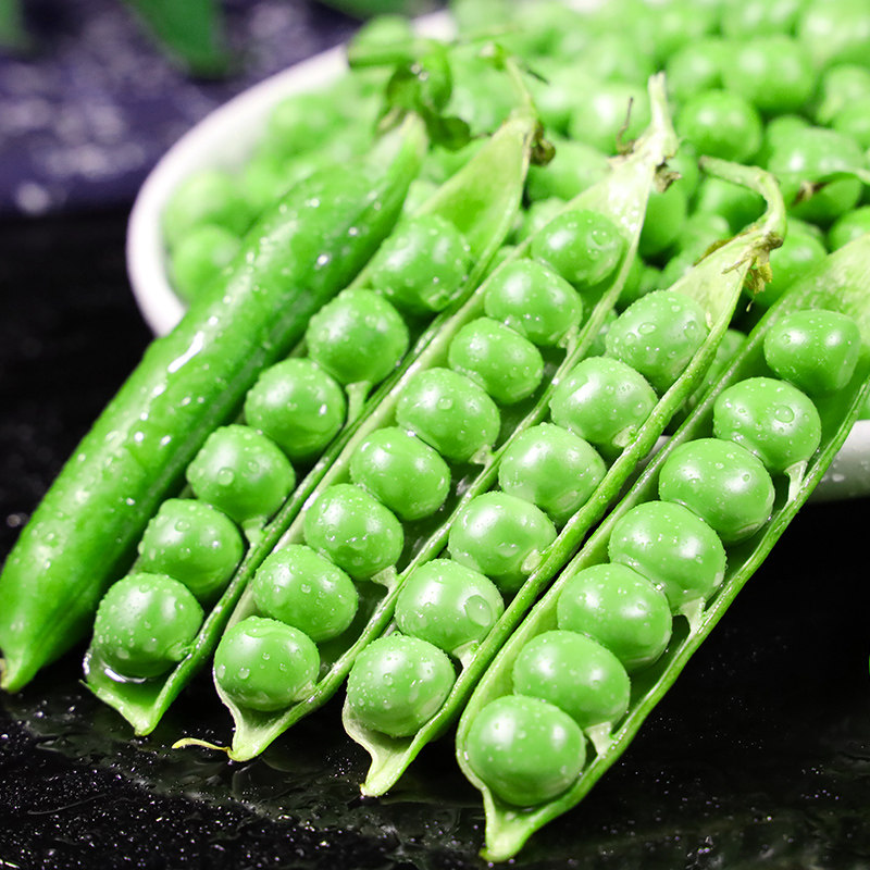 新鲜豌豆带壳甜豆豆荚农家蔬菜包邮四季水果新鲜豆类