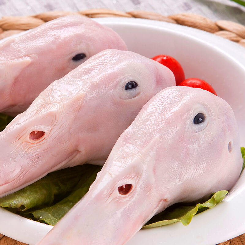 华英生鲜精切鸭头1000g生冷冻新鲜干锅食材卤鸭肉鸭货 满减 - 爱购网