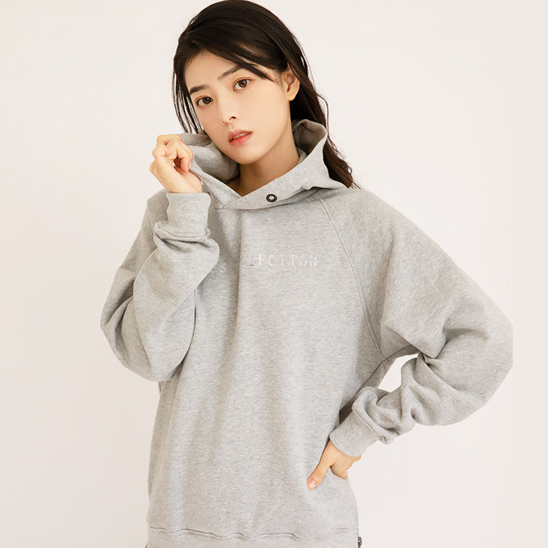 vibescollection2020新款原创卫衣男女通版宽松侧拉链简约上衣潮