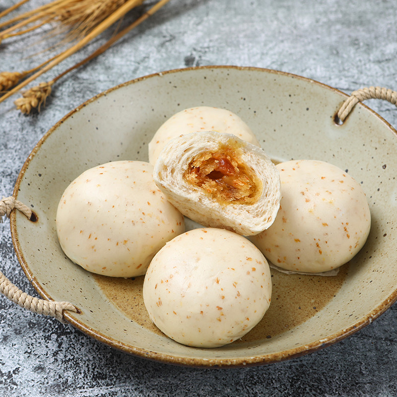 厂家直销麦皮花生包子茶楼早餐儿童冷冻包点包点