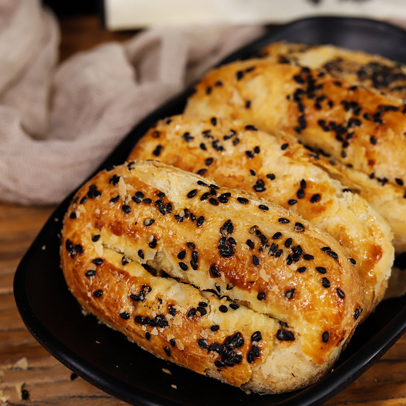 老香斋上海特产袜底酥鞋底椒盐酥牛舌饼传统手工字号糕点点心零食