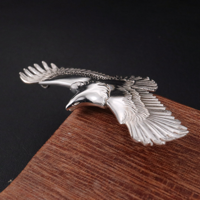 ywl tady king tk全银纯银大鹰老鹰项链吊坠纯银高桥吾郎大弟子 - 爱