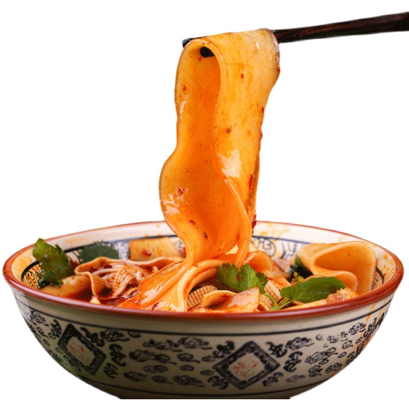 甘肃正宗5袋定西宽粉手工大宽土豆粉速食流汁干货粉条粉丝