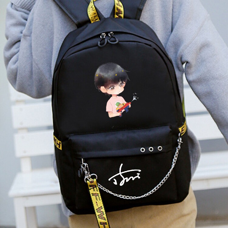 tfboys背包书包充电学生包学生新生usb同款周边双肩背包