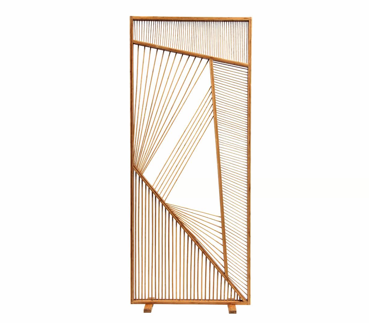 创意新款竹子中式屏风遮挡装饰玄关客厅隔断座屏