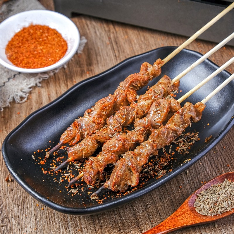 烧烤烤鸡胗串凤胗鸡肾串鸡肫原味半成品户外油炸其它鸡肉类