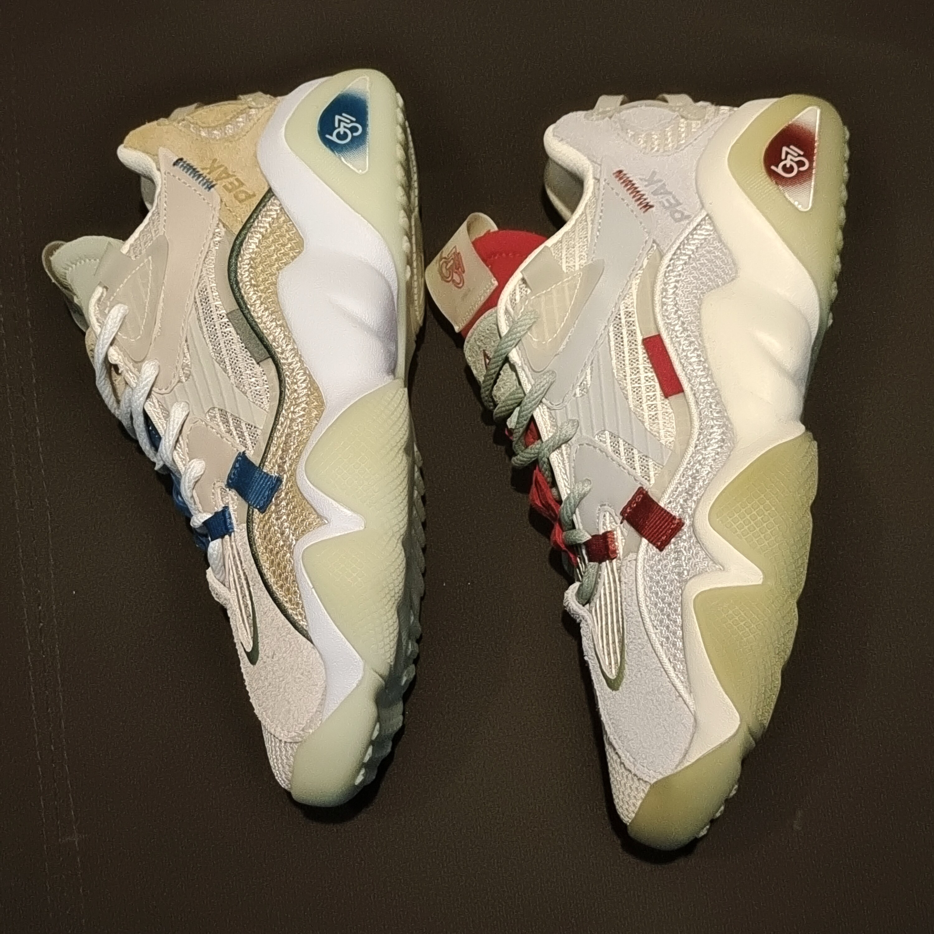 匹克男鞋态极6371系列夏季轻便男款休闲透气复古潮流增高鞋老爹鞋