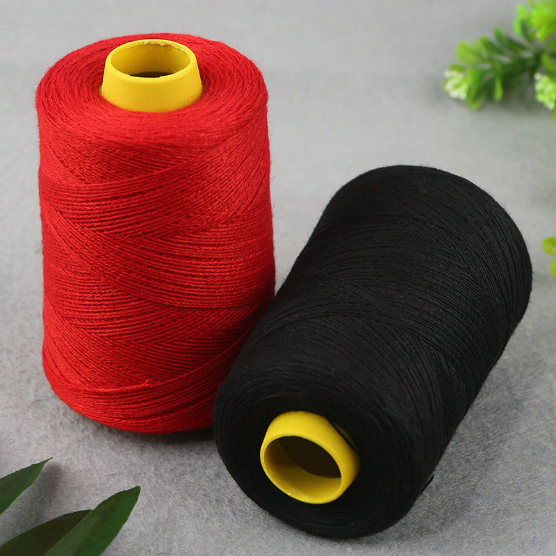 被子棉线家用手缝针针线大卷缝衣粗线黑色缝纫机线