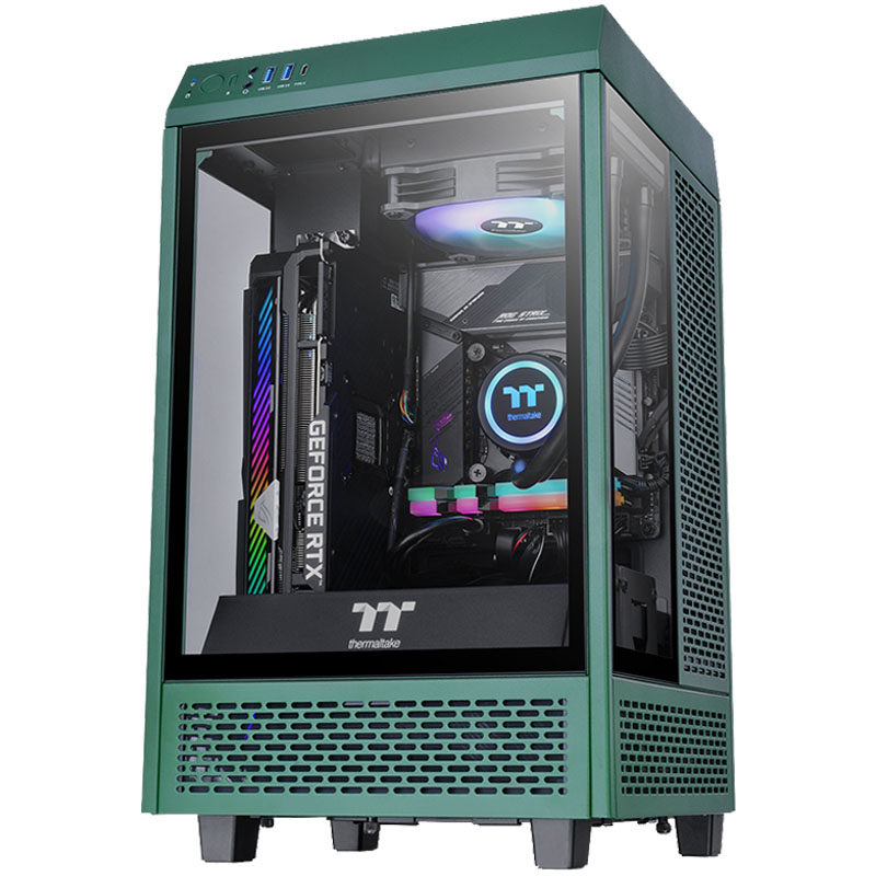 tt台式机电脑主机水冷机箱thetoweritx迷你机箱