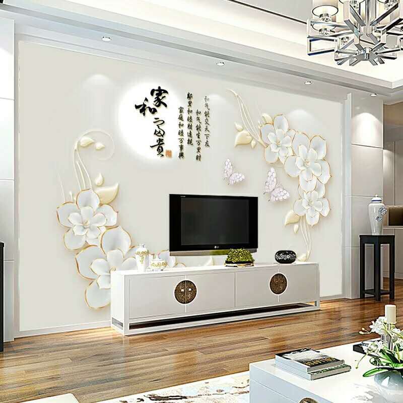 定制3d客厅电视背景墙8d墙画5d立体壁画现代装饰画