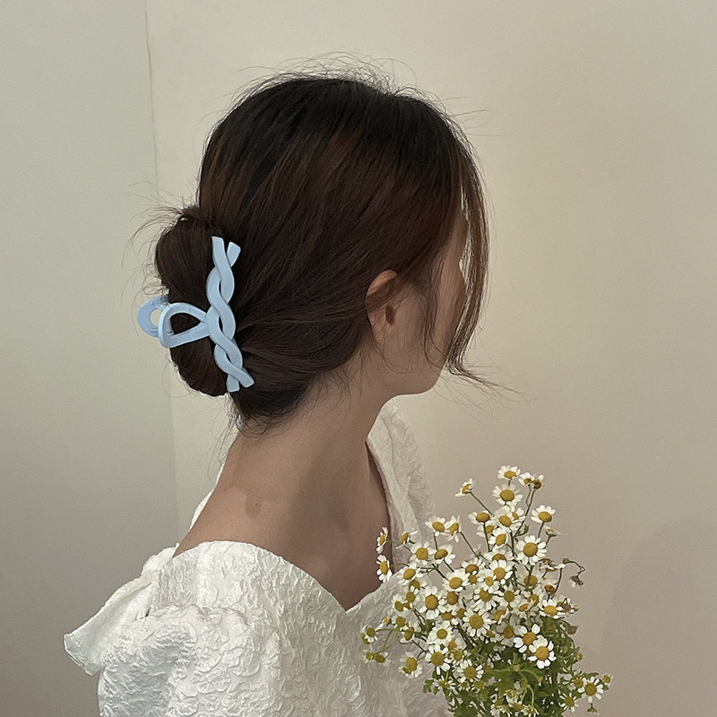 夏季可爱日系妞妞发夹女网网红后脑勺百搭韩国发饰