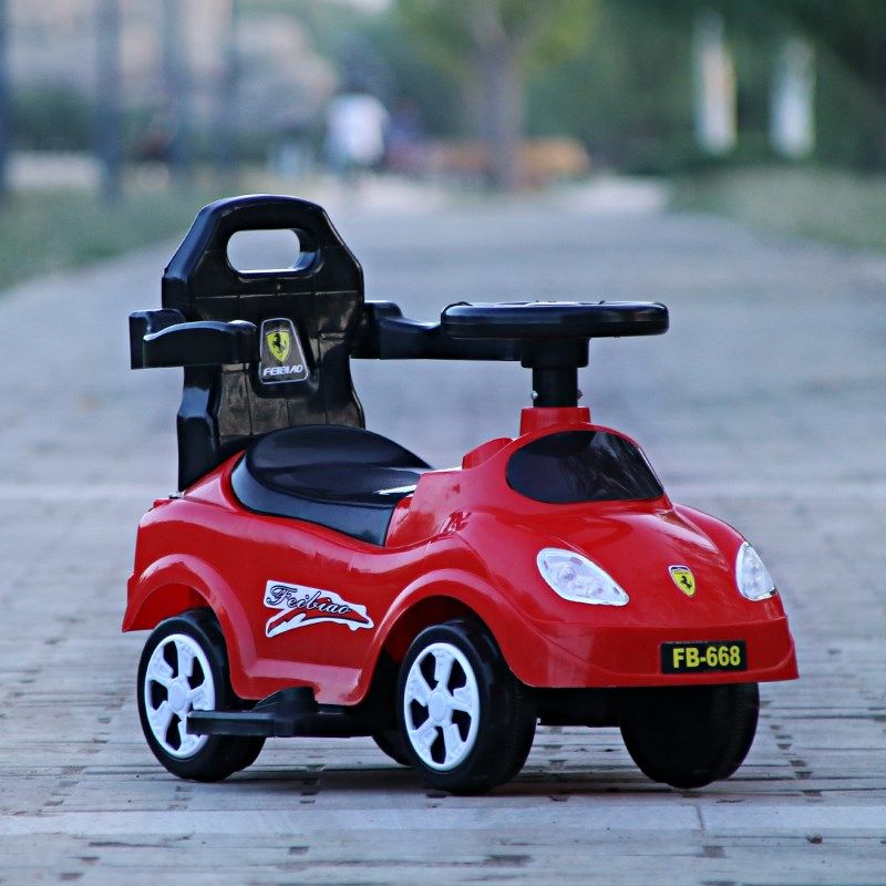 lecool儿童电动车四轮童车遥控遥控车车宝宝手推车可坐人儿童电动车