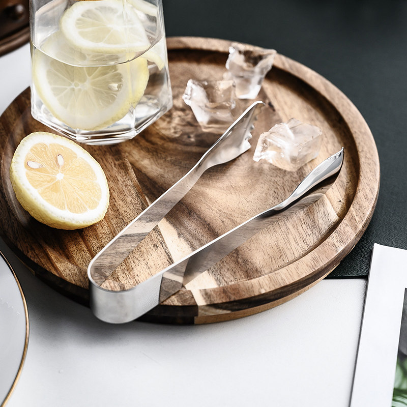 冰块不锈钢夹冰块冰方糖欧式夹子柠檬片夹镊子冰夹