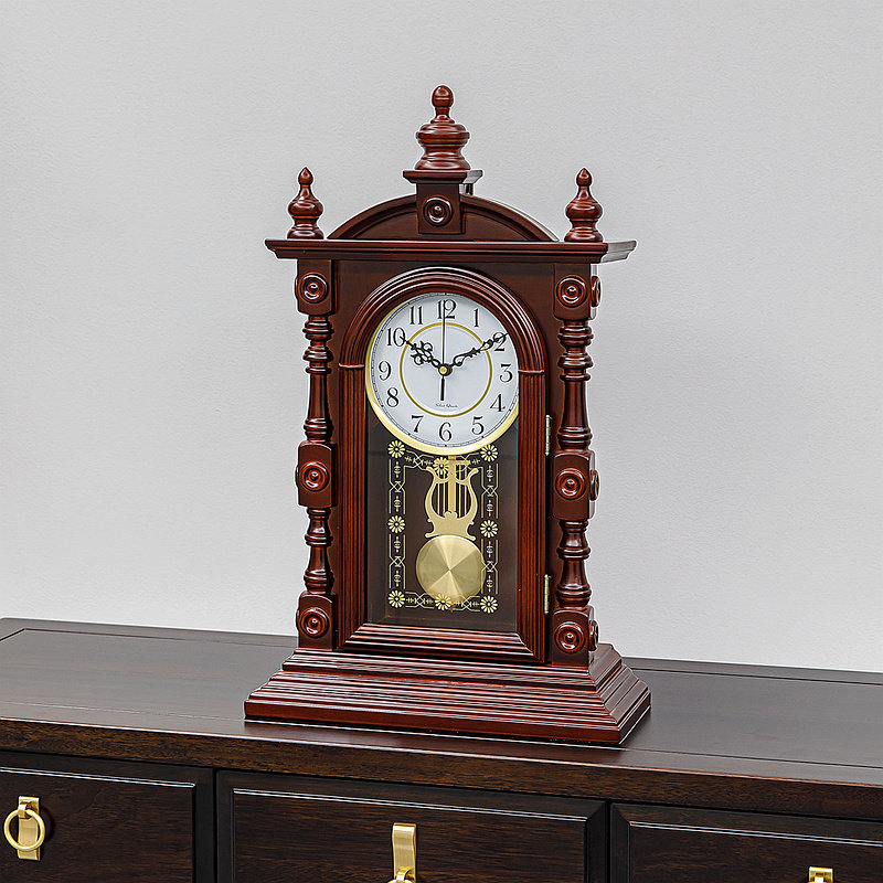 大号实木中式座钟客厅摆件台式桌面时钟钟表座钟