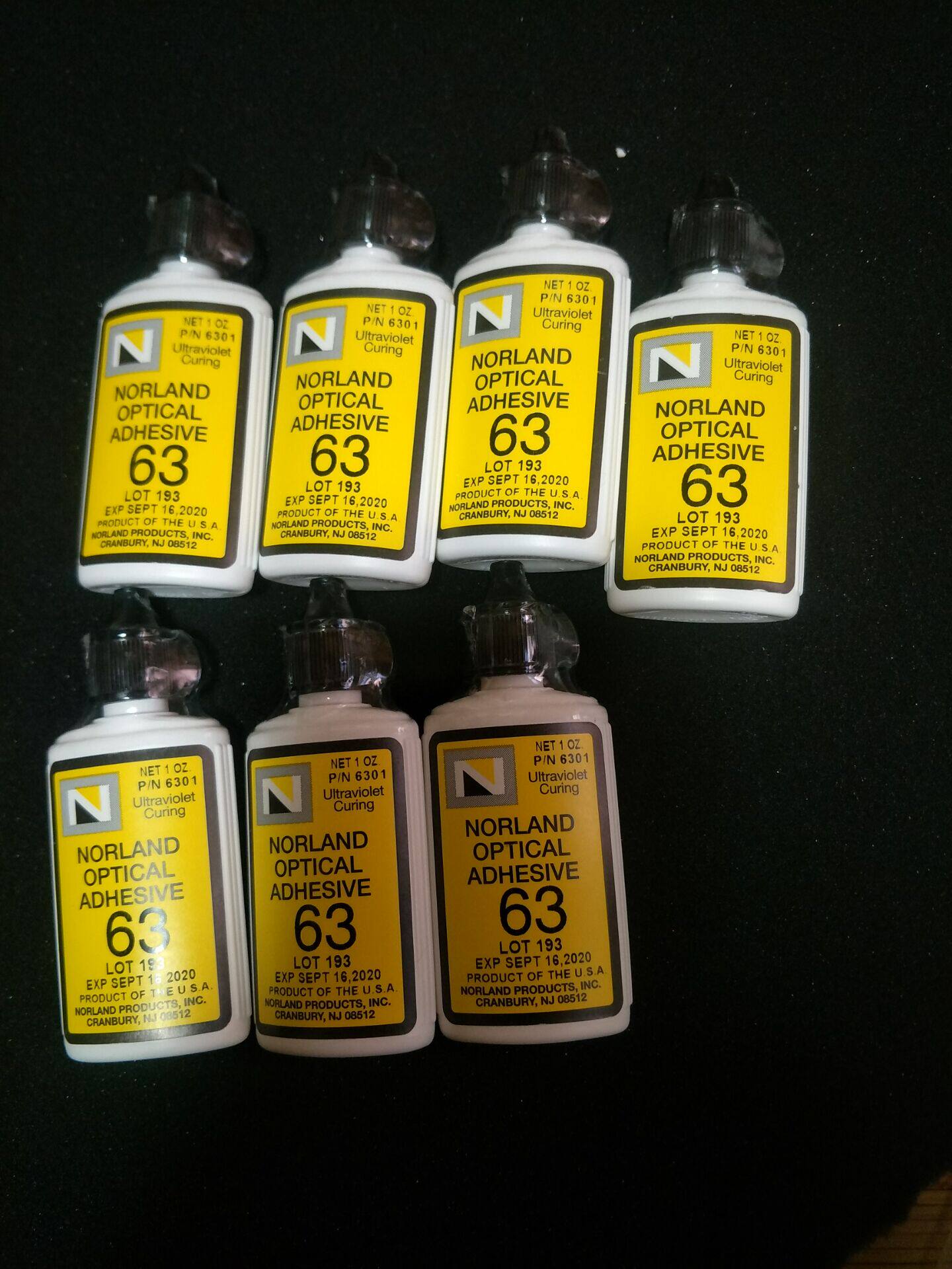 胶水norland诺兰美国紫外线固化光学uv无影noa63胶水
