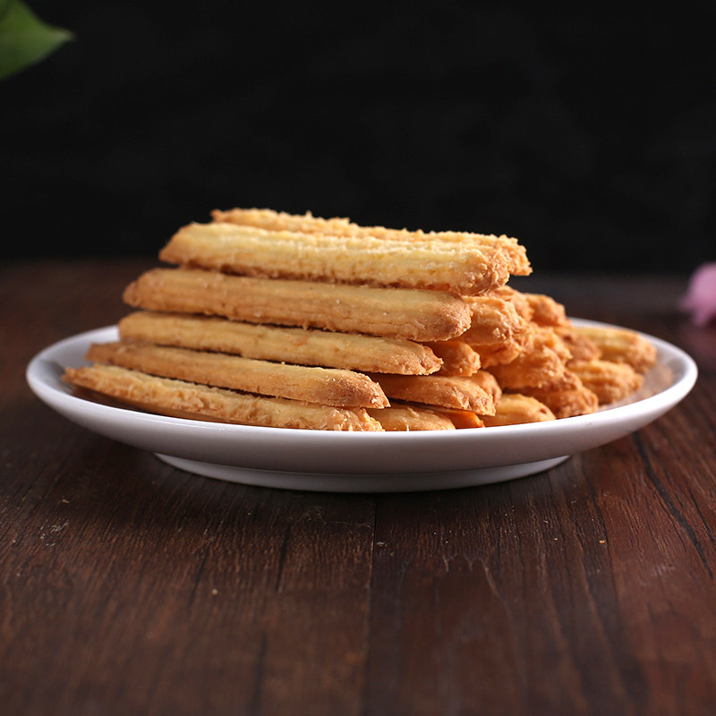 爱德面包奶酪芝士条手工曲奇饼干零食礼盒曲奇饼干