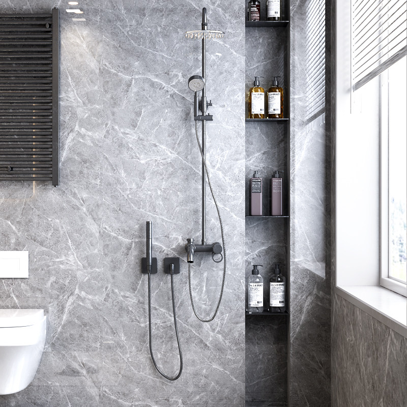 卫生间贴纸墙纸自粘防水防潮厕所浴室墙面翻新墙贴